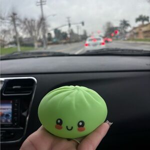 viral green dumpling